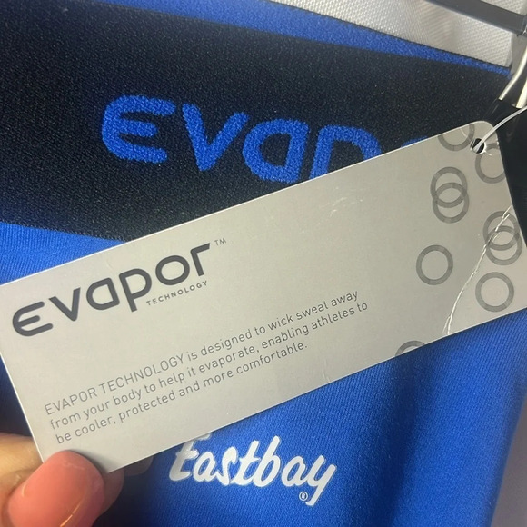 Eastbay Evapor Compression Leggings Men’s Small Blue Moisture Wicking NWT - Picture 4 of 8